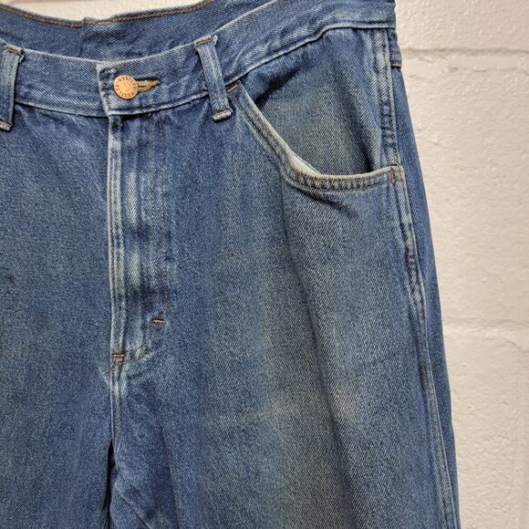 VTG Distressed Rustler Jeans 32 - Picture 7 of 10